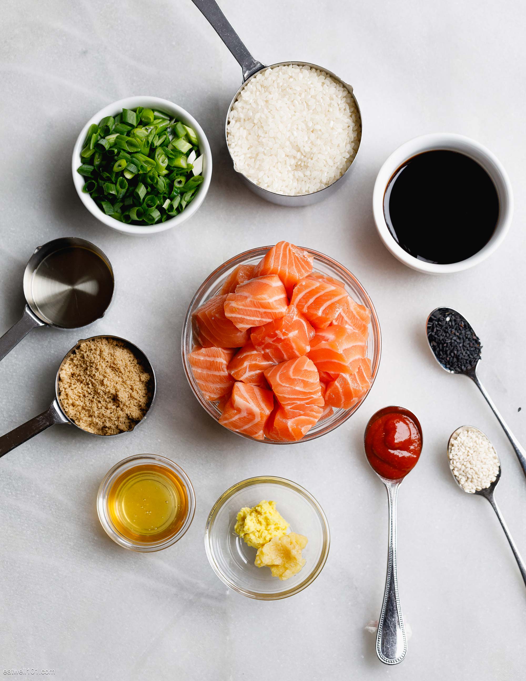 Teriyaki Salmon Bowl Recipe — Eatwell101