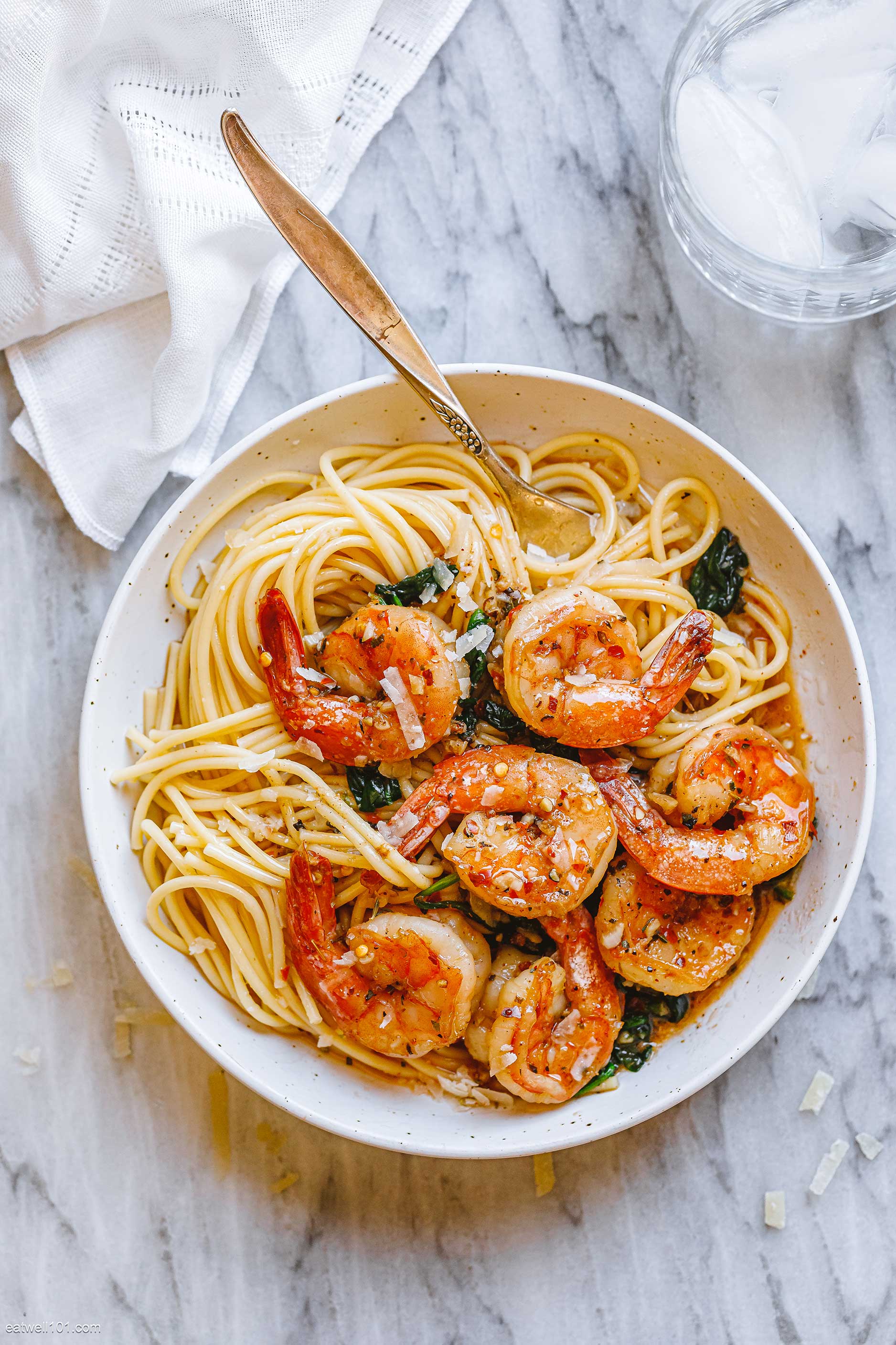 Garlic Butter Spinach Shrimp Recipe – Easy Shrimp Recipe — Eatwell101