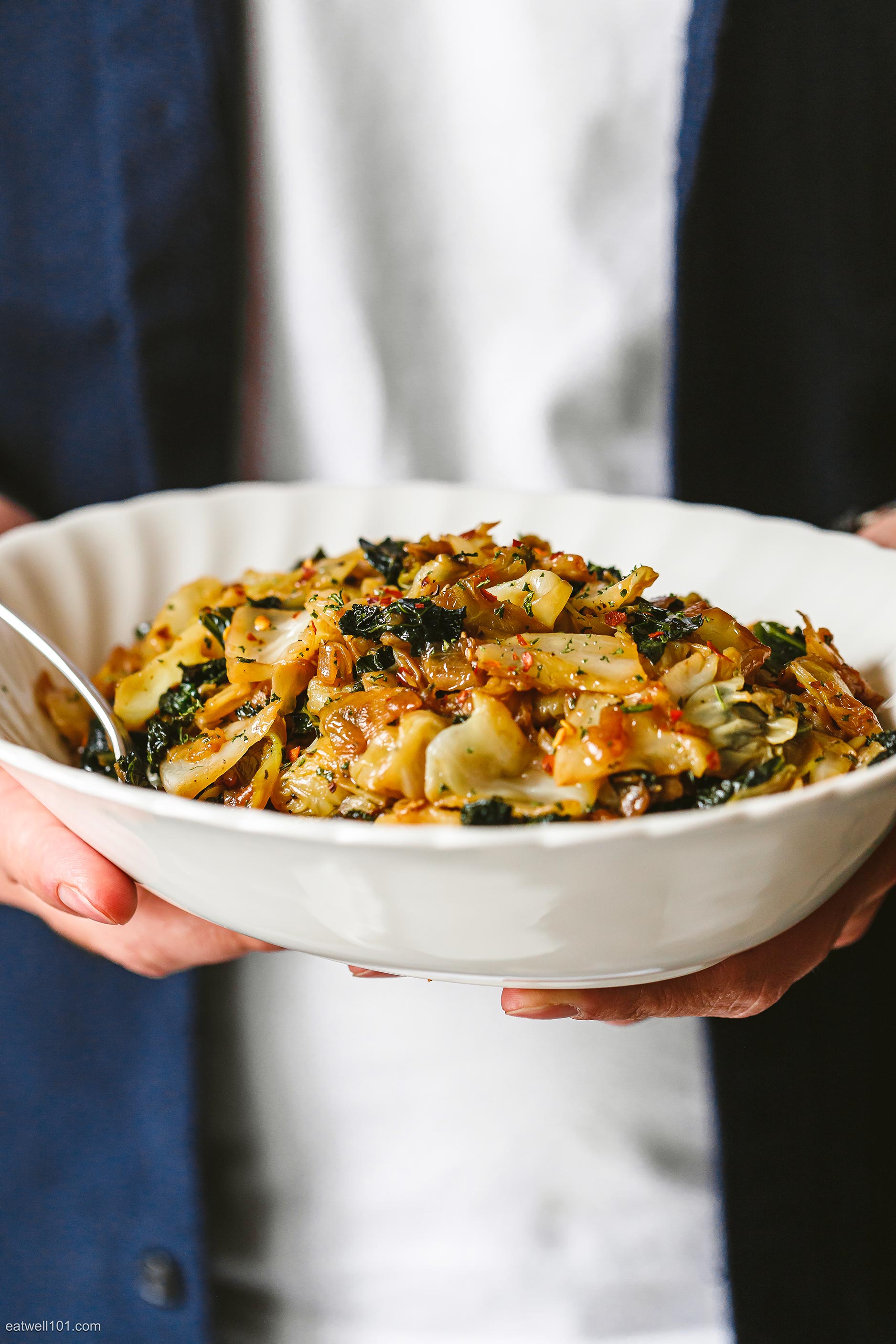 stir fry cabbage kale recipe