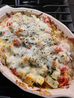 Baked Zucchini and Cheese