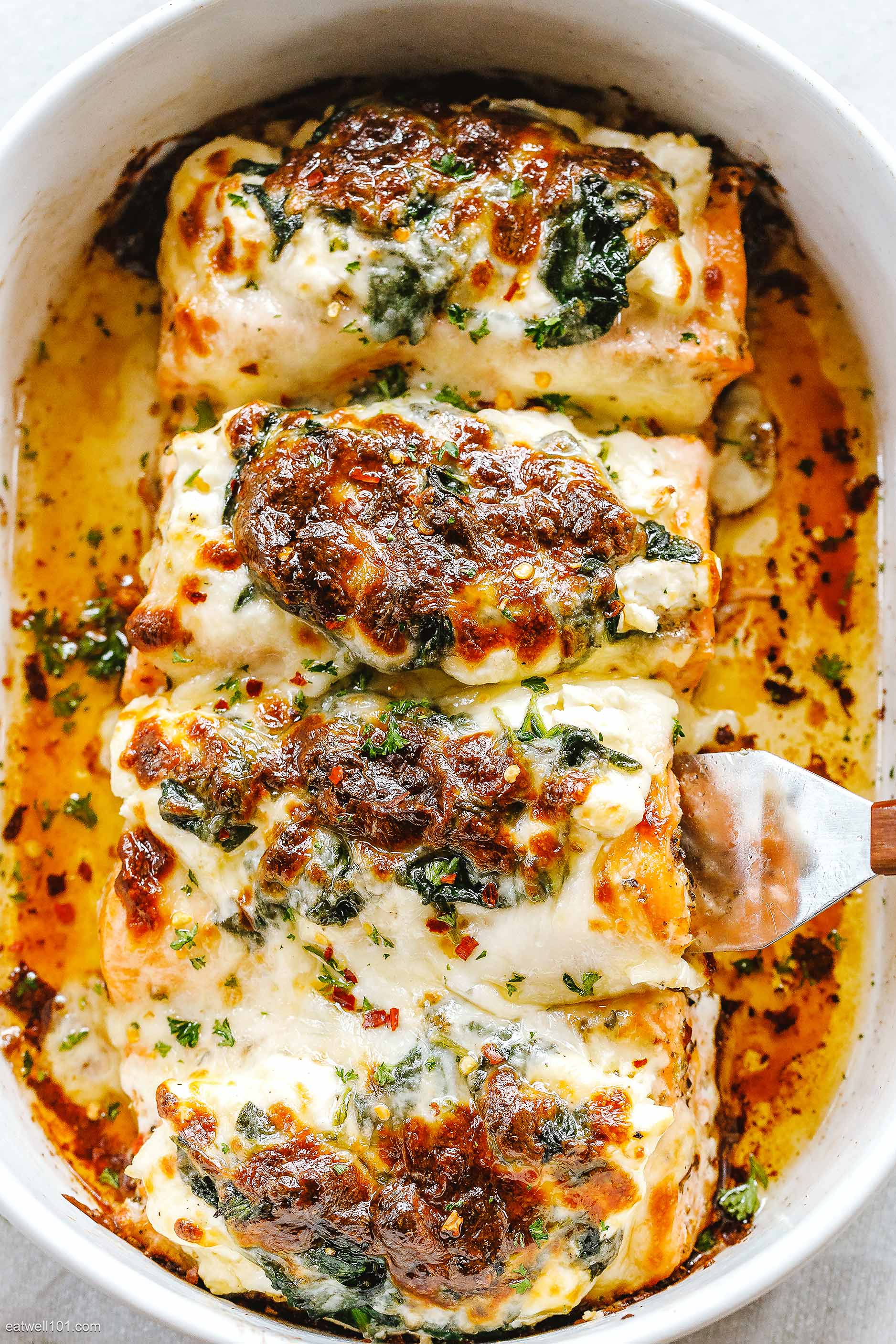 Spinach Salmon Casserole 1