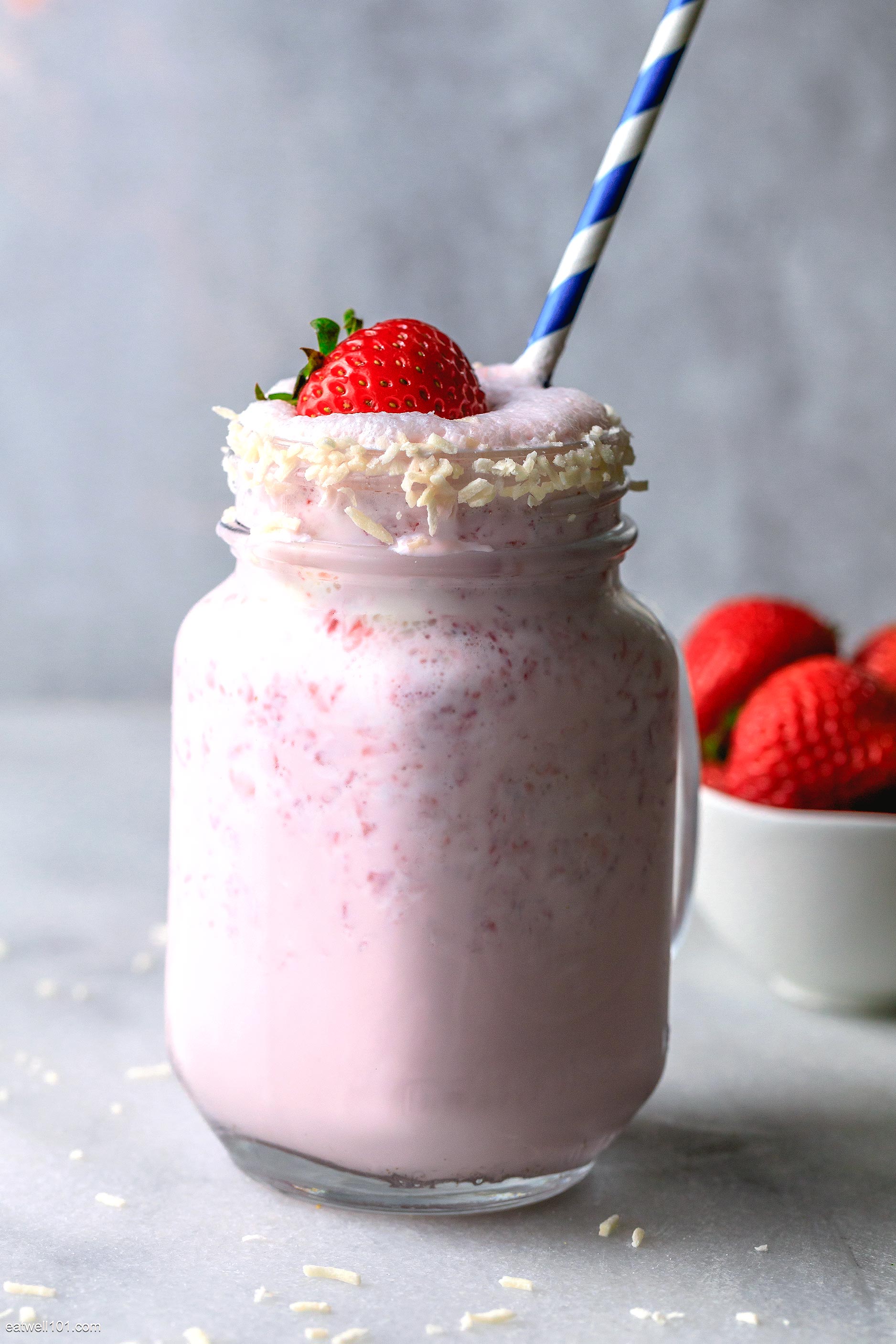 Strawberry Milkshake Recipe 1