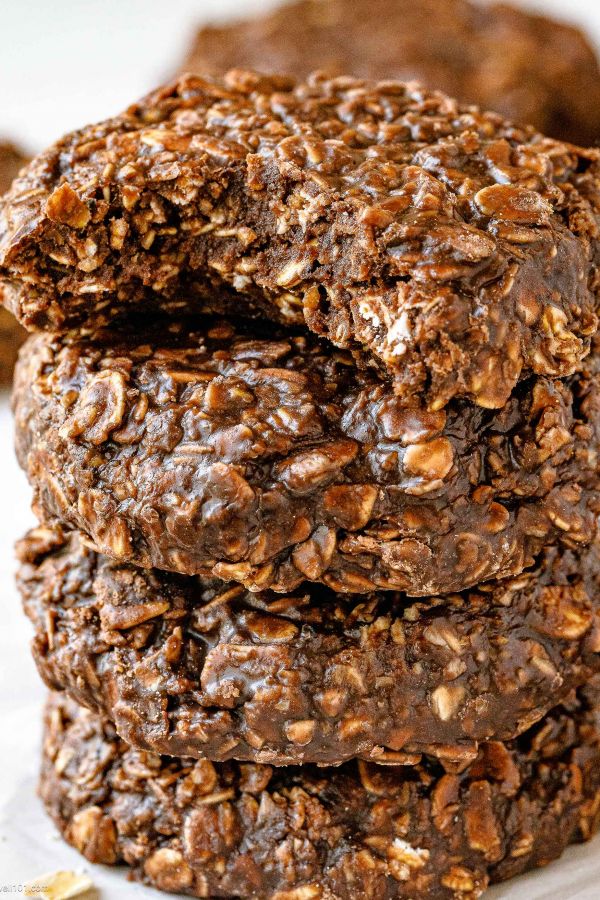 No-Bake Oatmeal Cookies - #recipe by #eatwell101 - https://www.eatwell101.com/no-bake-cookies-recipe