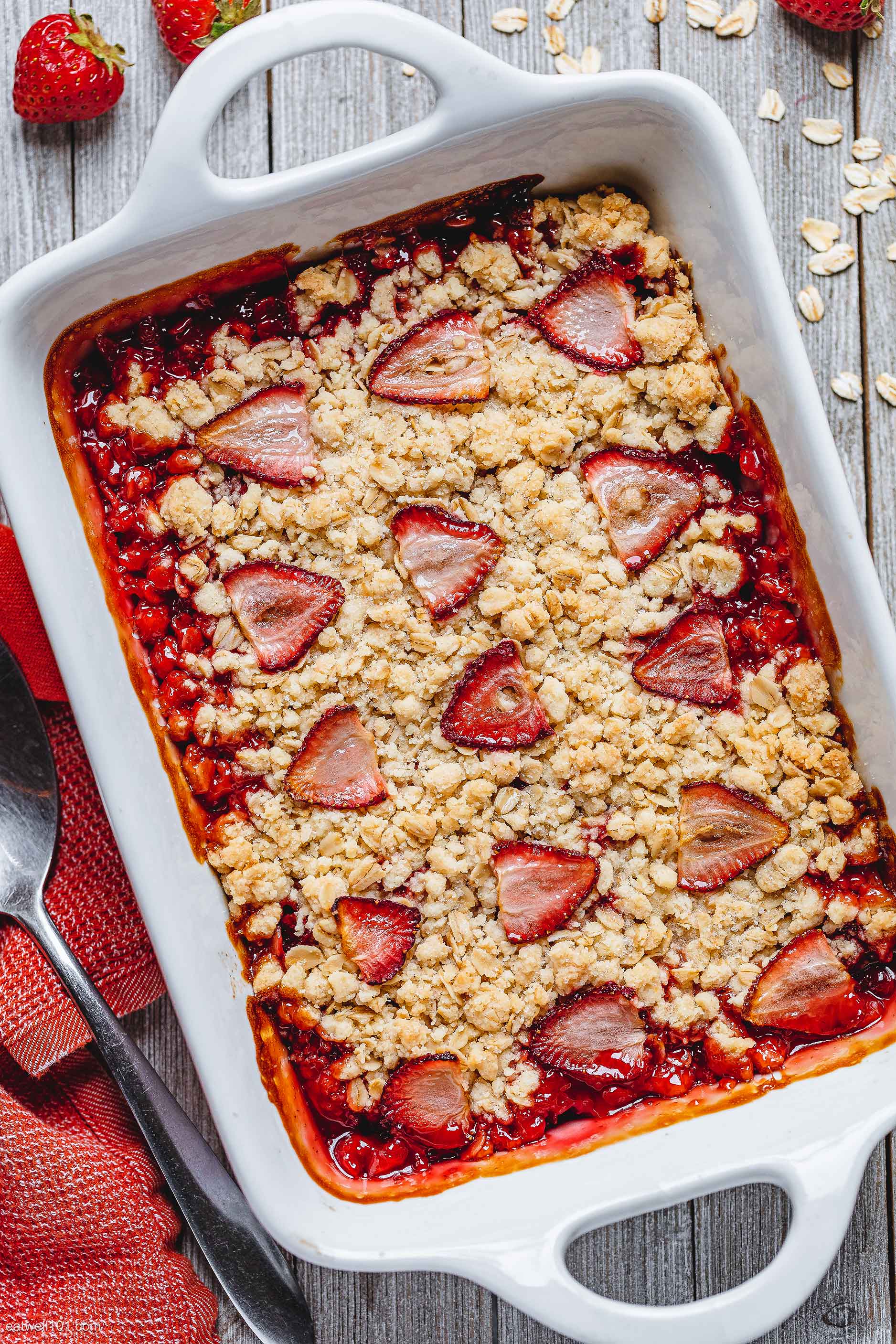 easy Strawberry Crisp Recipe