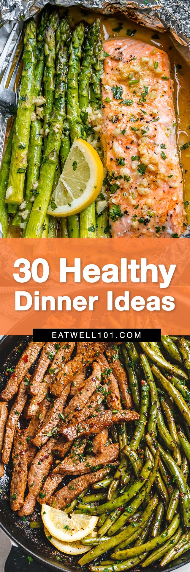 Quick Healthy Dinner Ideas - #healthy #dinner #recipes #eatwell101 - These quick healthy dinner recipes make weeknight meals a breeze.
