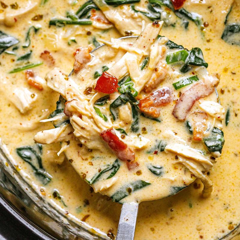 Slow Cooker Creamy Crack Chicken Recipe – Slow Cooker Chicken Recipe ...