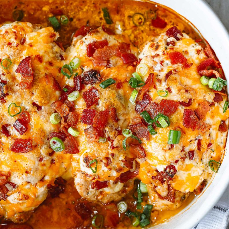 Baked Crack Chicken Casserole Recipe Baked Chicken Casserole — Eatwell101