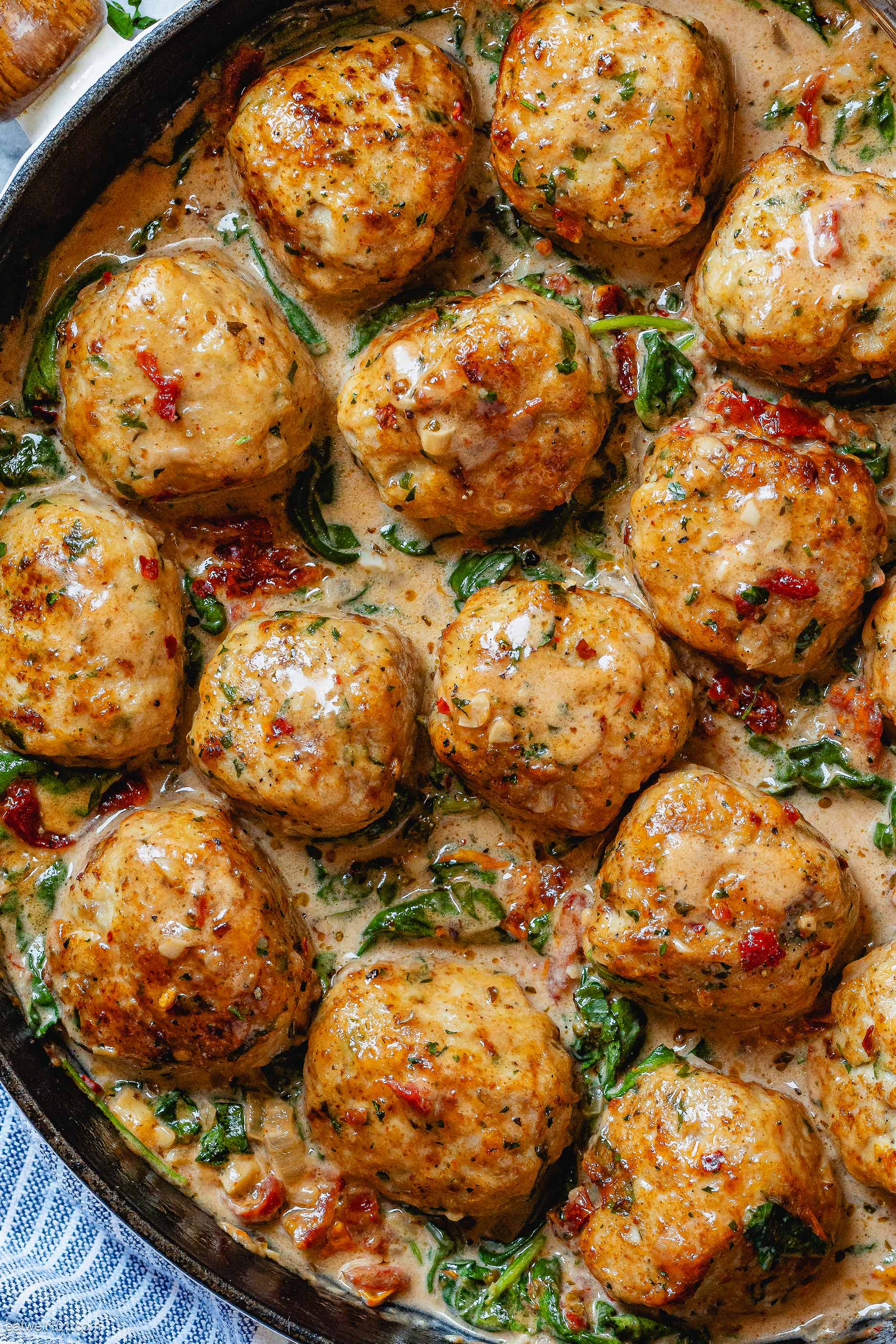 Creamy Turkey Meatballs Recipe 9