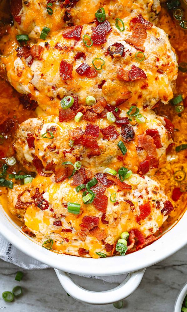 Baked Crack Chicken Casserole