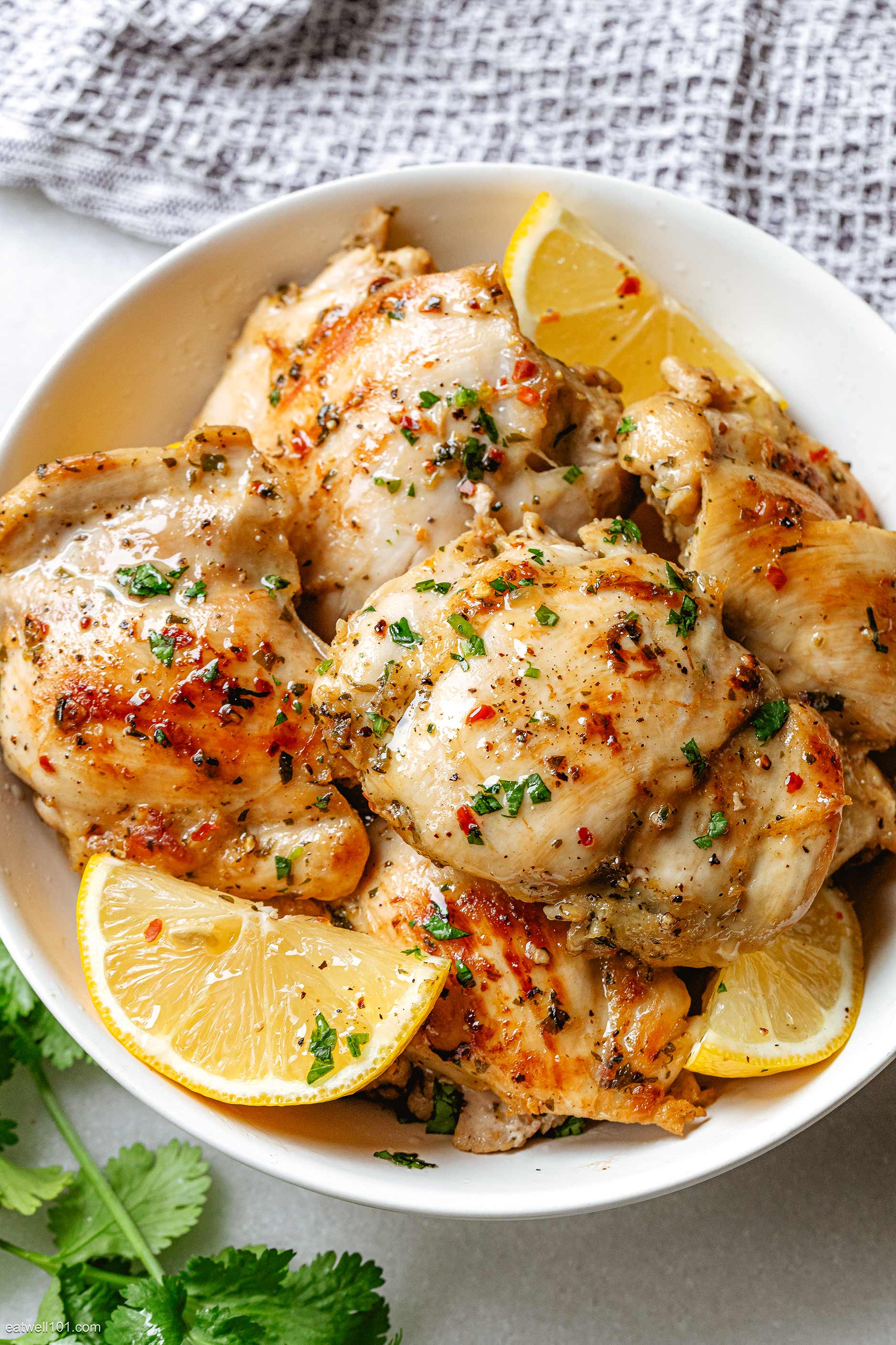 Garlic Lemon Chicken Thighs