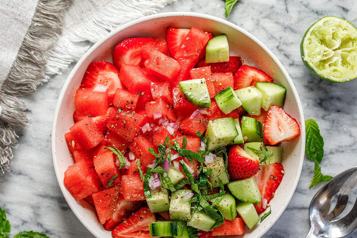easy strawberry salad recipe 2