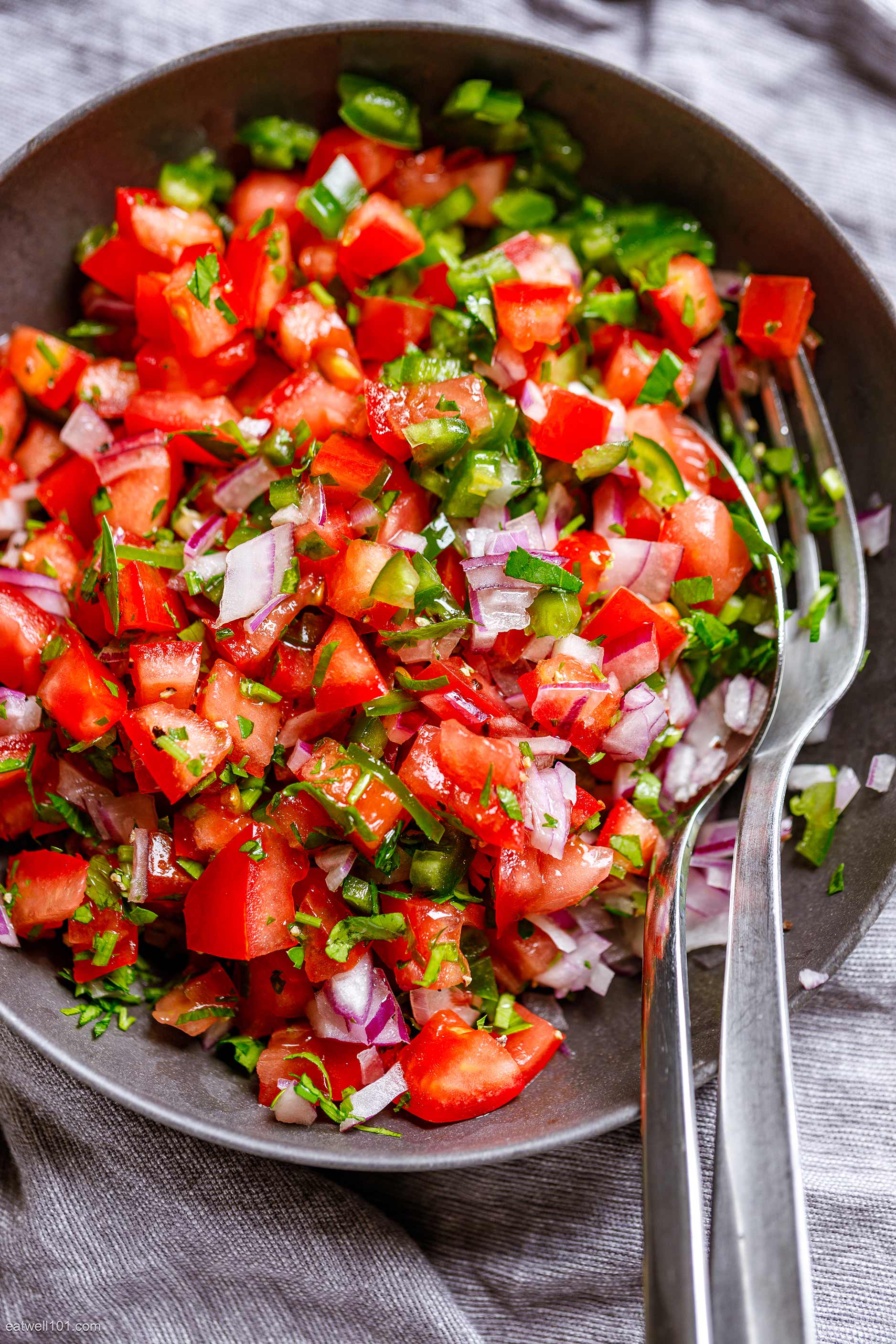 healthy tomato salad