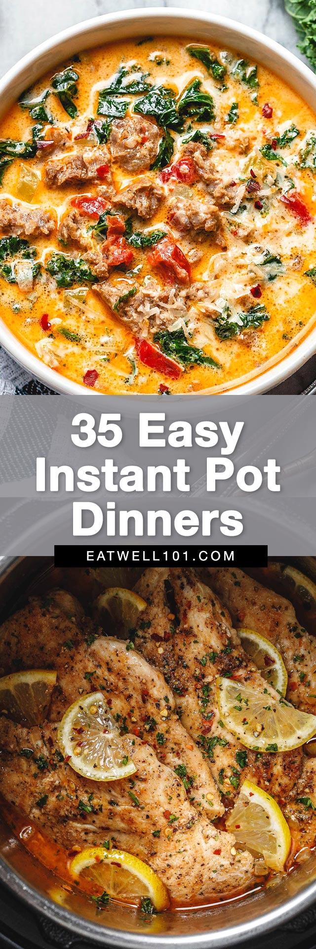 Instant Pot Recipes - #instant-pot #recipes #eatwell101 - These Instant Pot recipes take minutes to prep and you end up with a delicious, no-fuss meal your whole family will love!