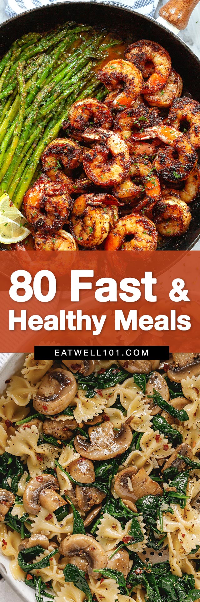 Fast and Healthy Recipes - #fast #quick #healthy #meals #recipes #eatwell101 - These fast and easy recipes are perfect for your weeknight dinners. Enjoy! 