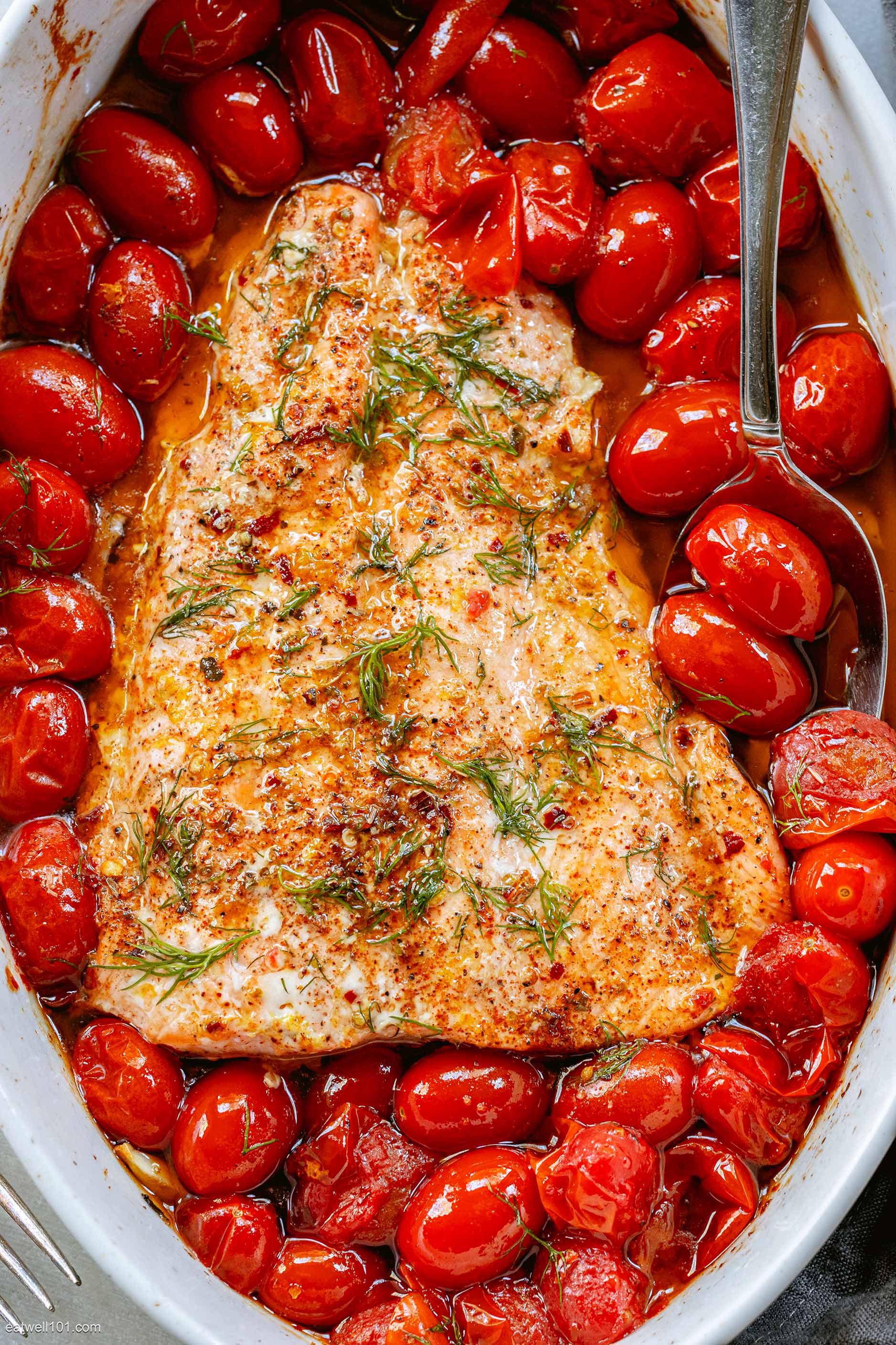 Baked Salmon and Pasta Recipe – Baked Salmon Recipe — Eatwell101