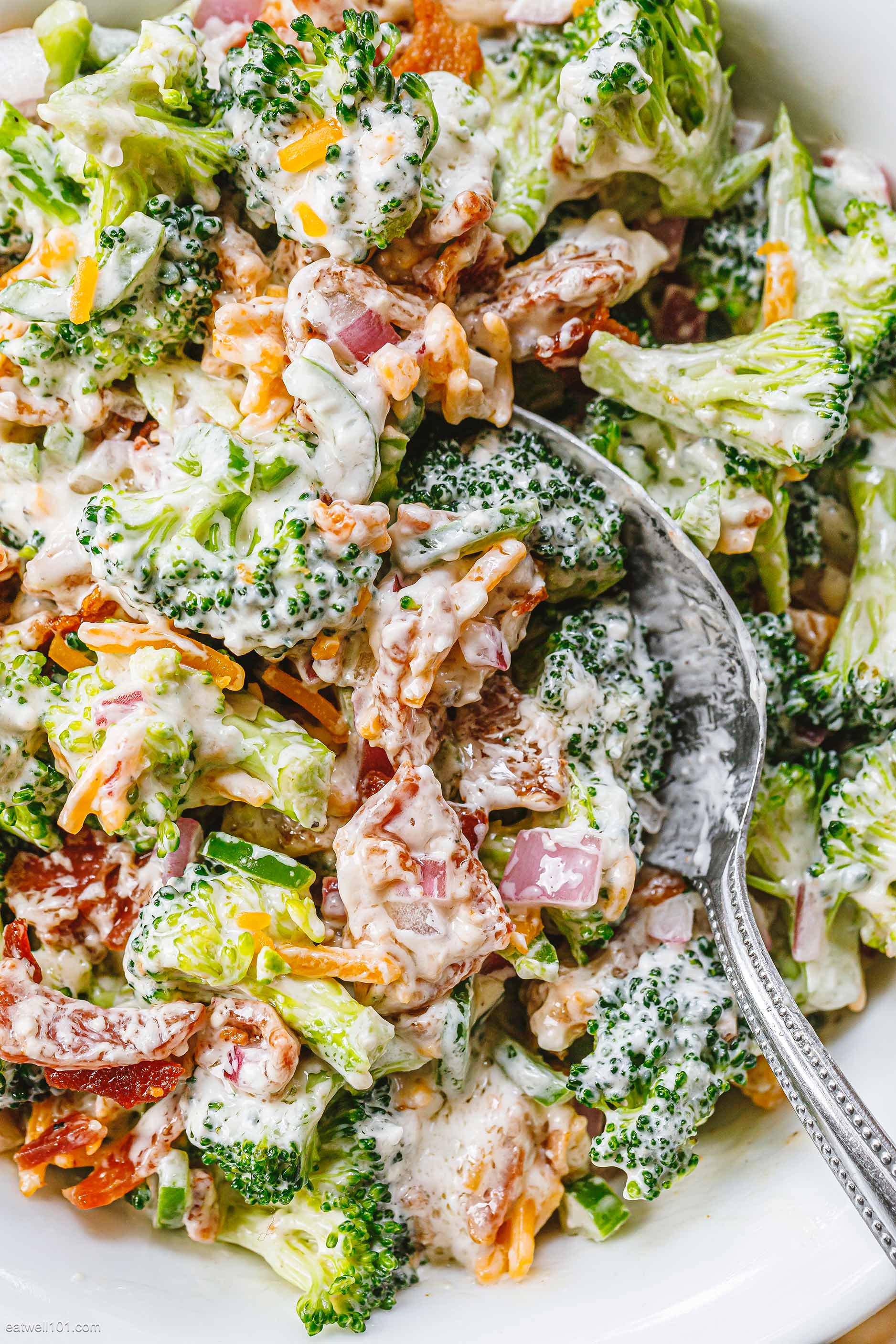 Creamy Broccoli Salad Recipe with Bacon – Broccoli Salad Recipe 