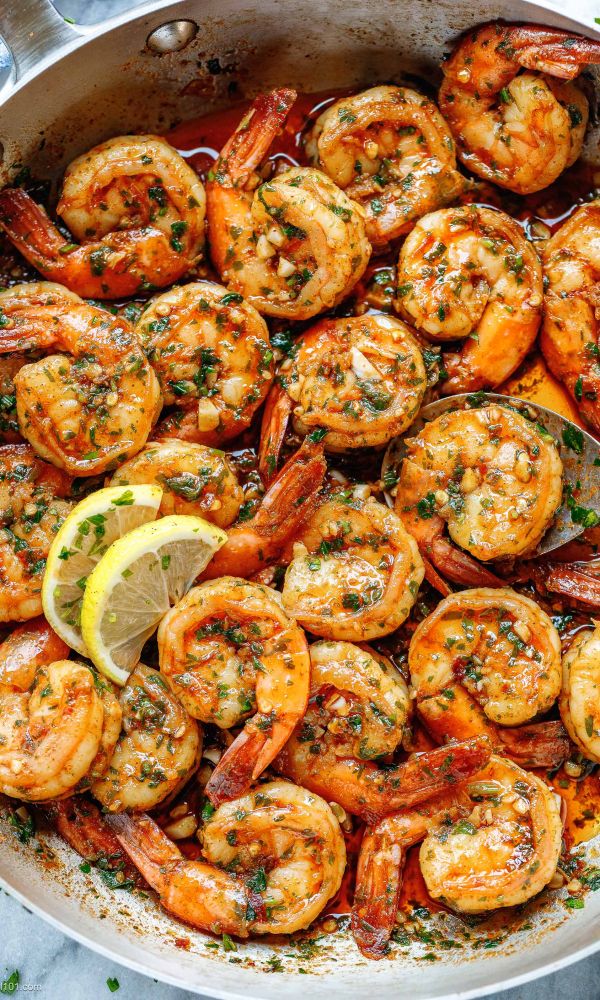 Garlic Shrimp Skillet