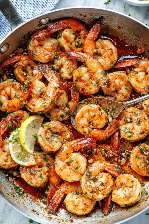 Garlic Shrimp Skillet