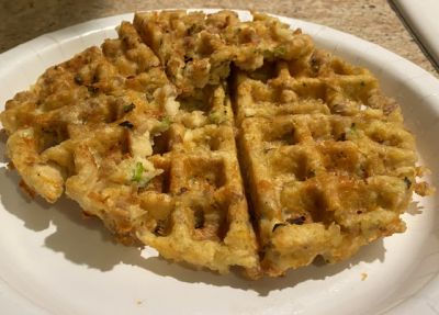 Cheesy Chicken Fritters