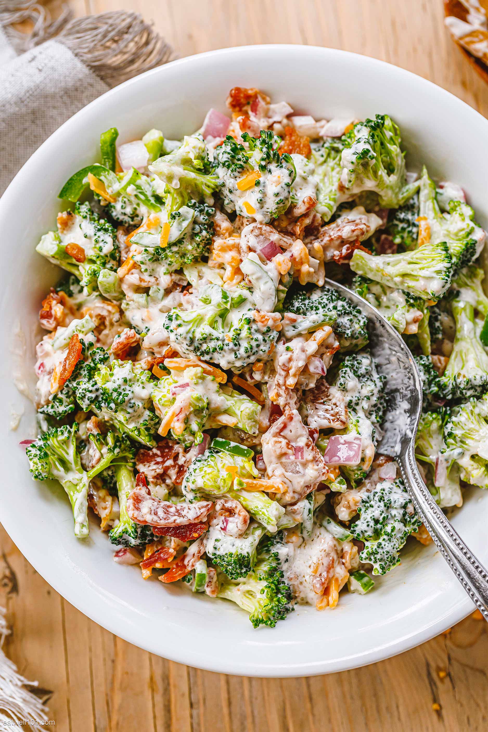 Meal Prep Broccoli Salad Recipe with Bacon – Meal Prep Salad Recipe —  Eatwell101