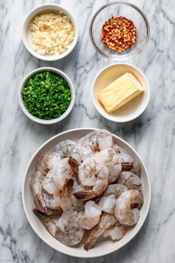 Garlic Shrimp Skillet