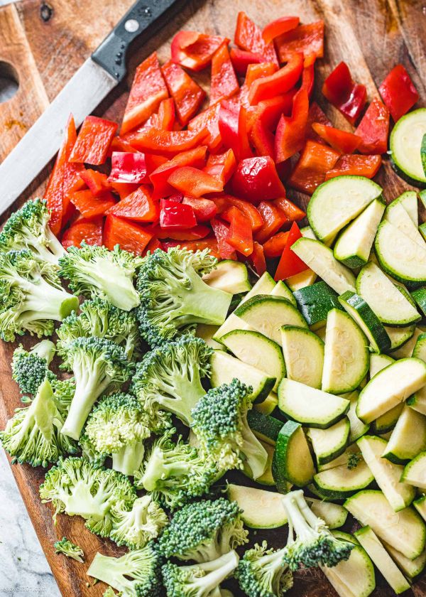 One Pot Chicken and Vegetables Skillet (Healthy & Low Carb)