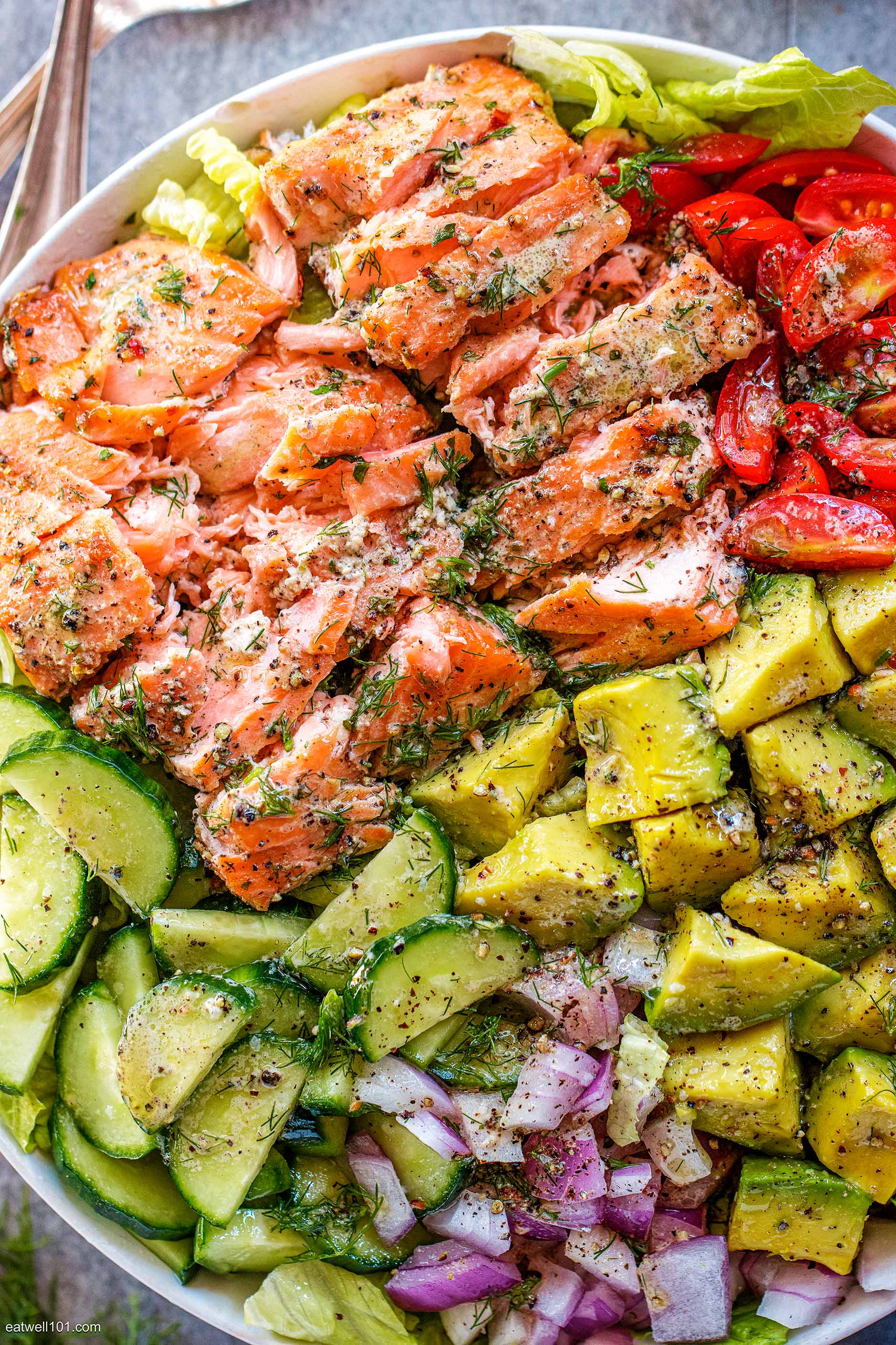 Salmon Salad Recipe With Avocado Tomato And Cucumber Healthy Salmon salmon-salad-recipe-with-avocado-tomato-and-cucumber-healthy-salmon