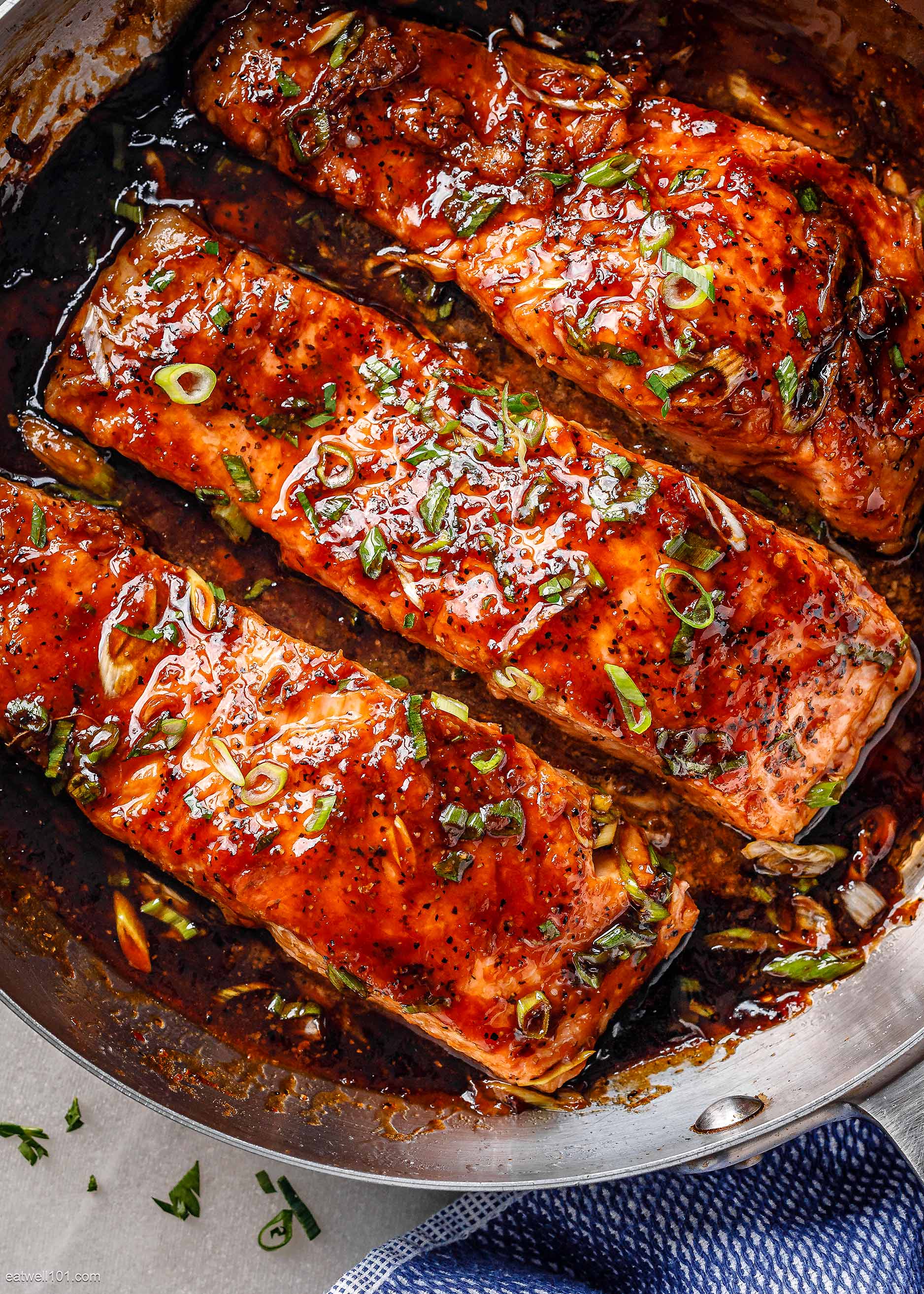 pan fried Teriyaki salmon recipe