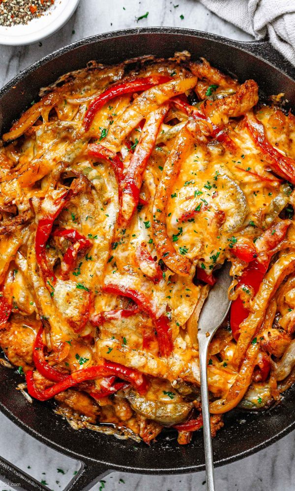 Cheesy Fajita Chicken Bake