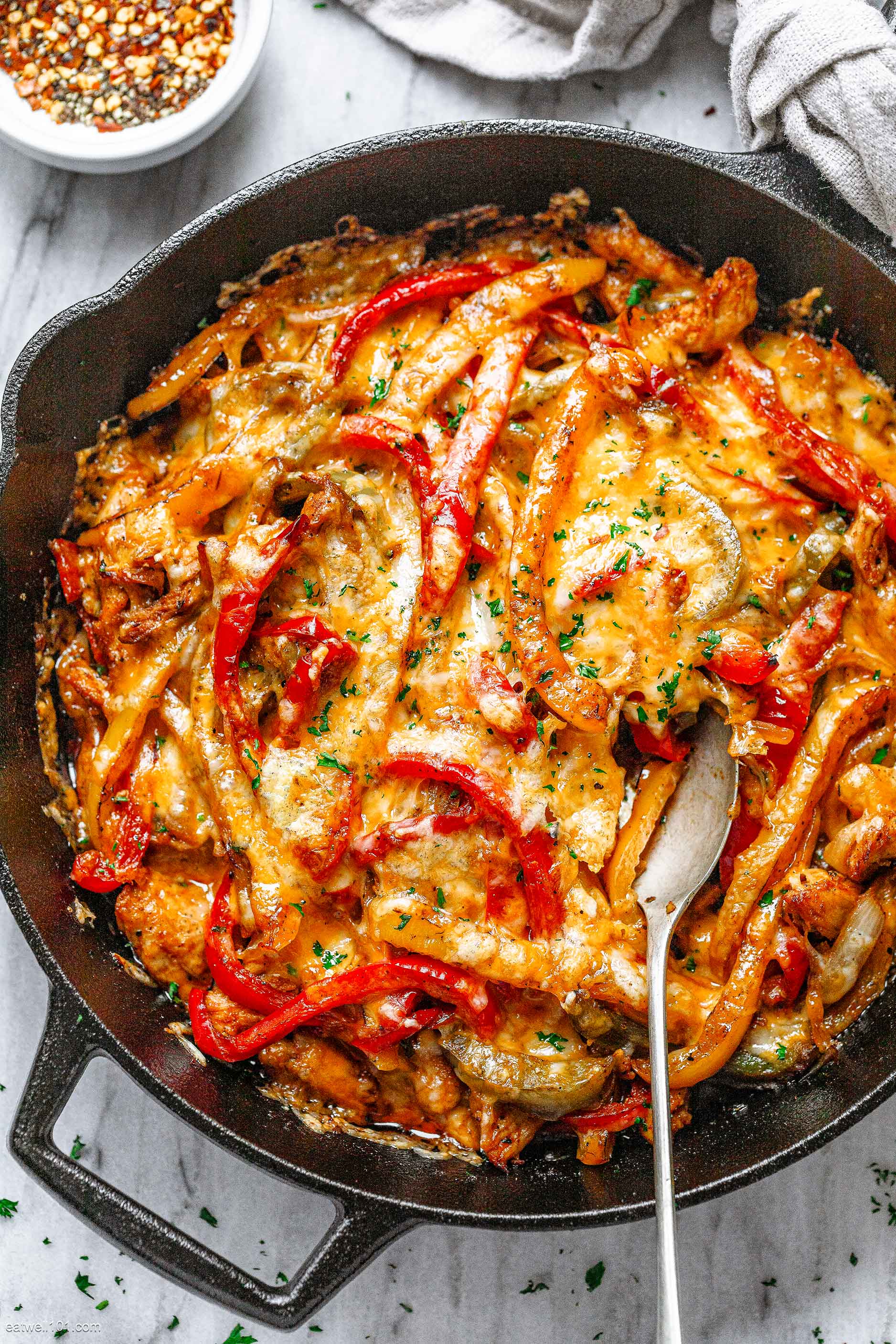 Cheesy Fajita Chicken Bake 3
