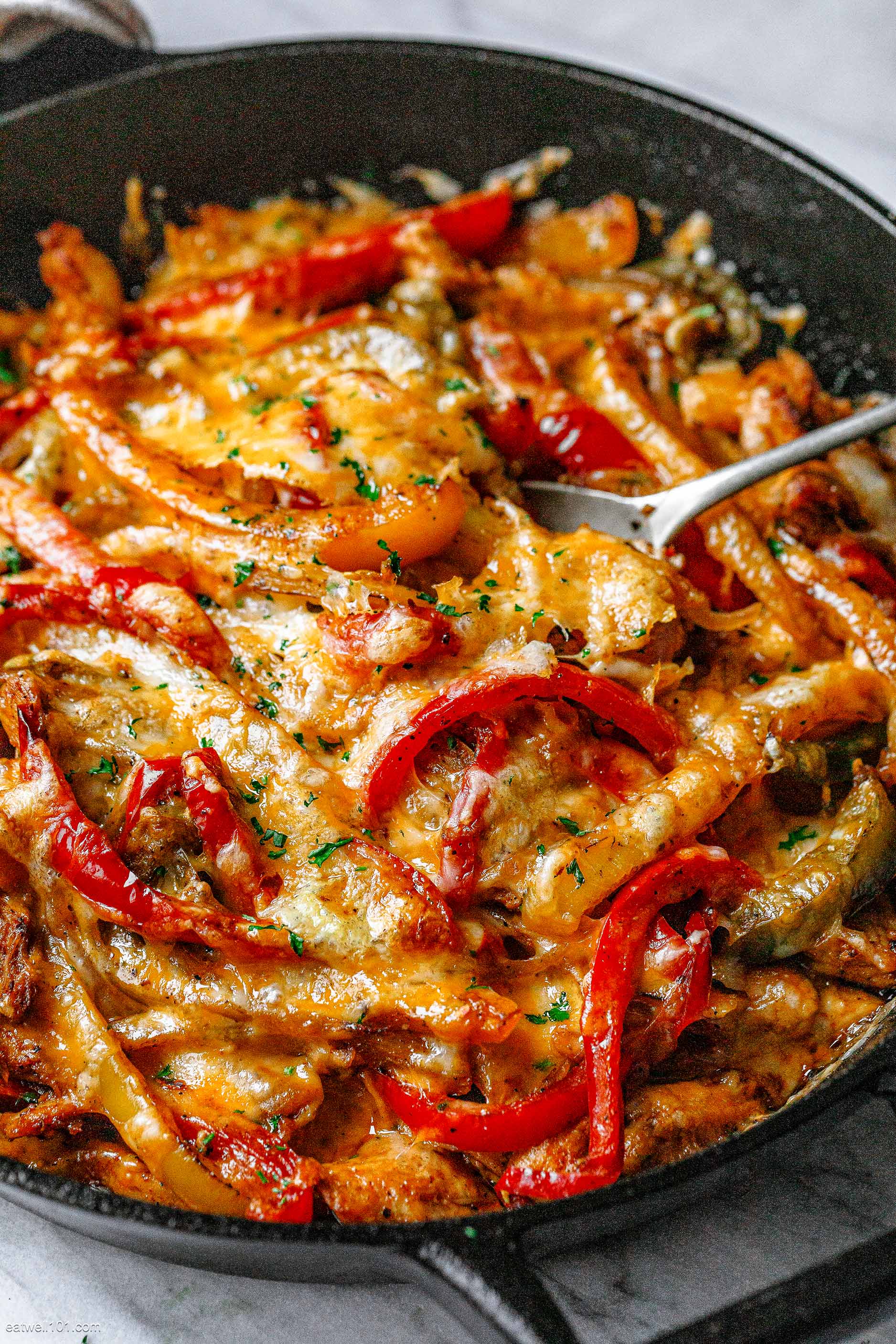 Cheesy Fajita Chicken Bake recipe