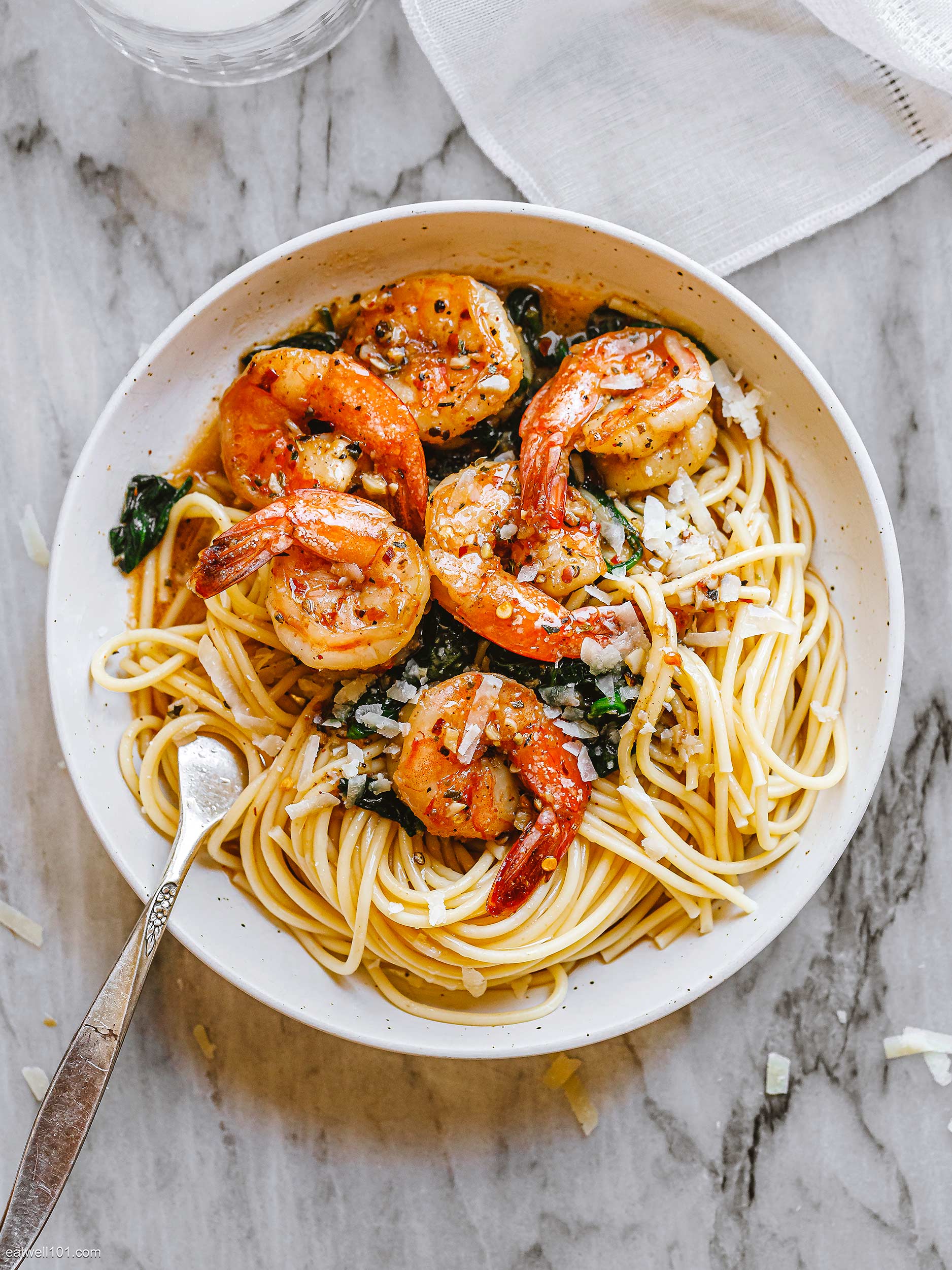 Garlic Butter Shrimp Pasta 1