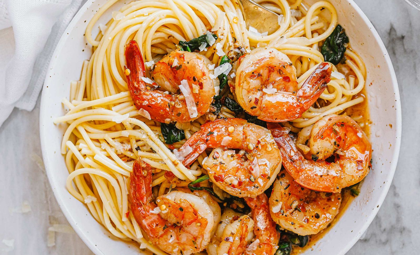 Spicy Shrimp Recipe — Parmesan Crusted Shrimp — Eatwell101