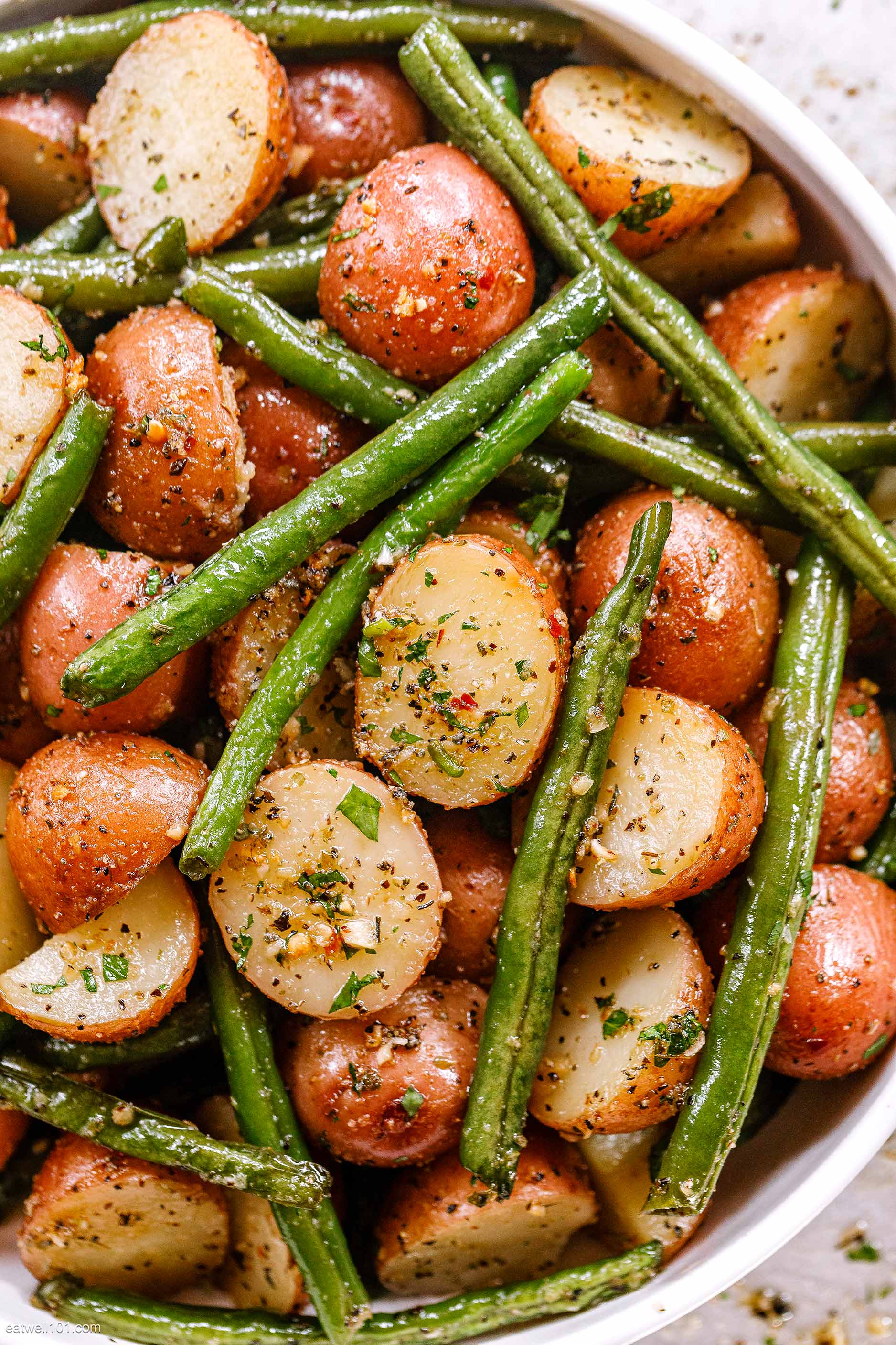 Roasted Garlic Potatoes and Green Beans Recipe 3