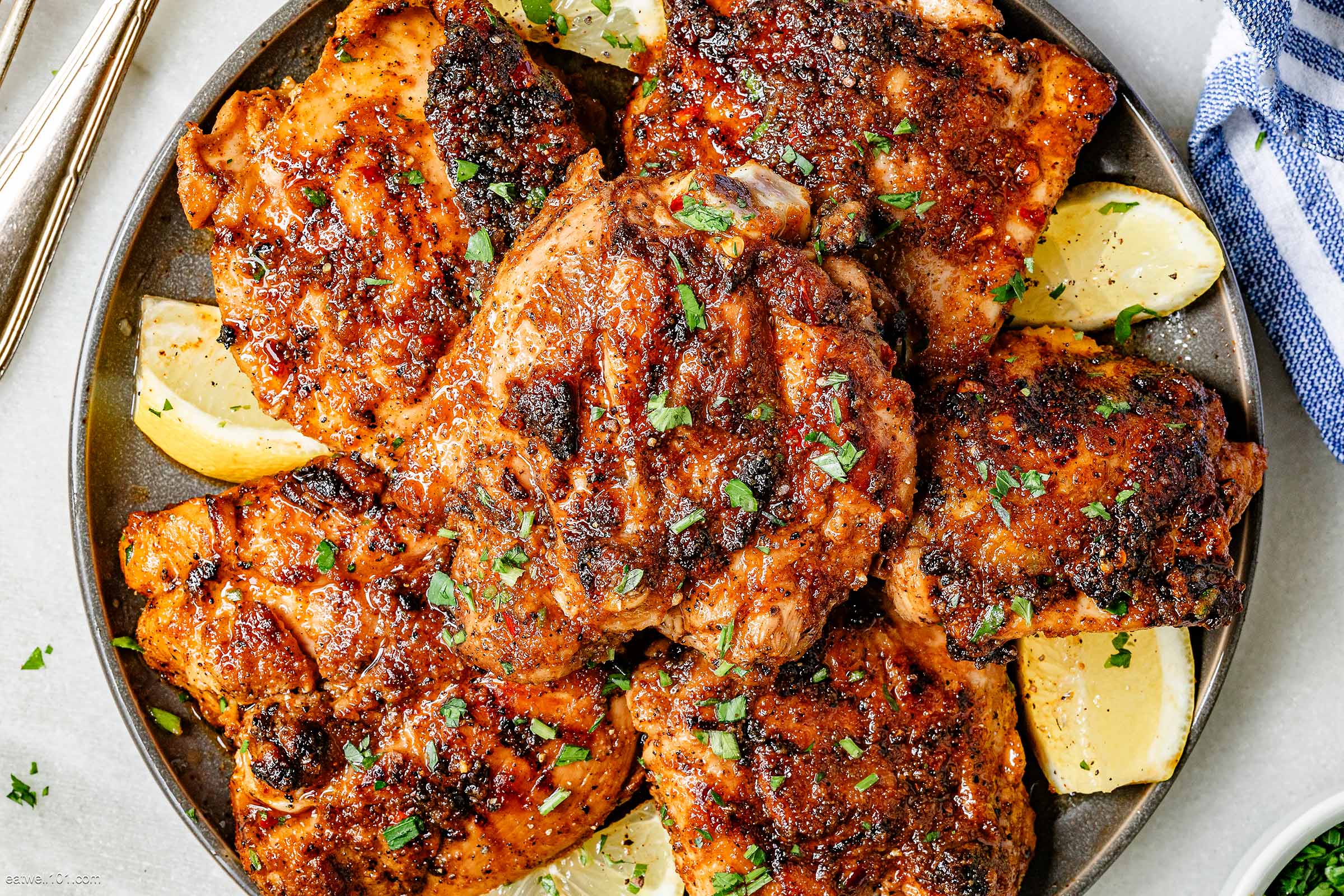 The Ultimate Grilled Chicken Thighs