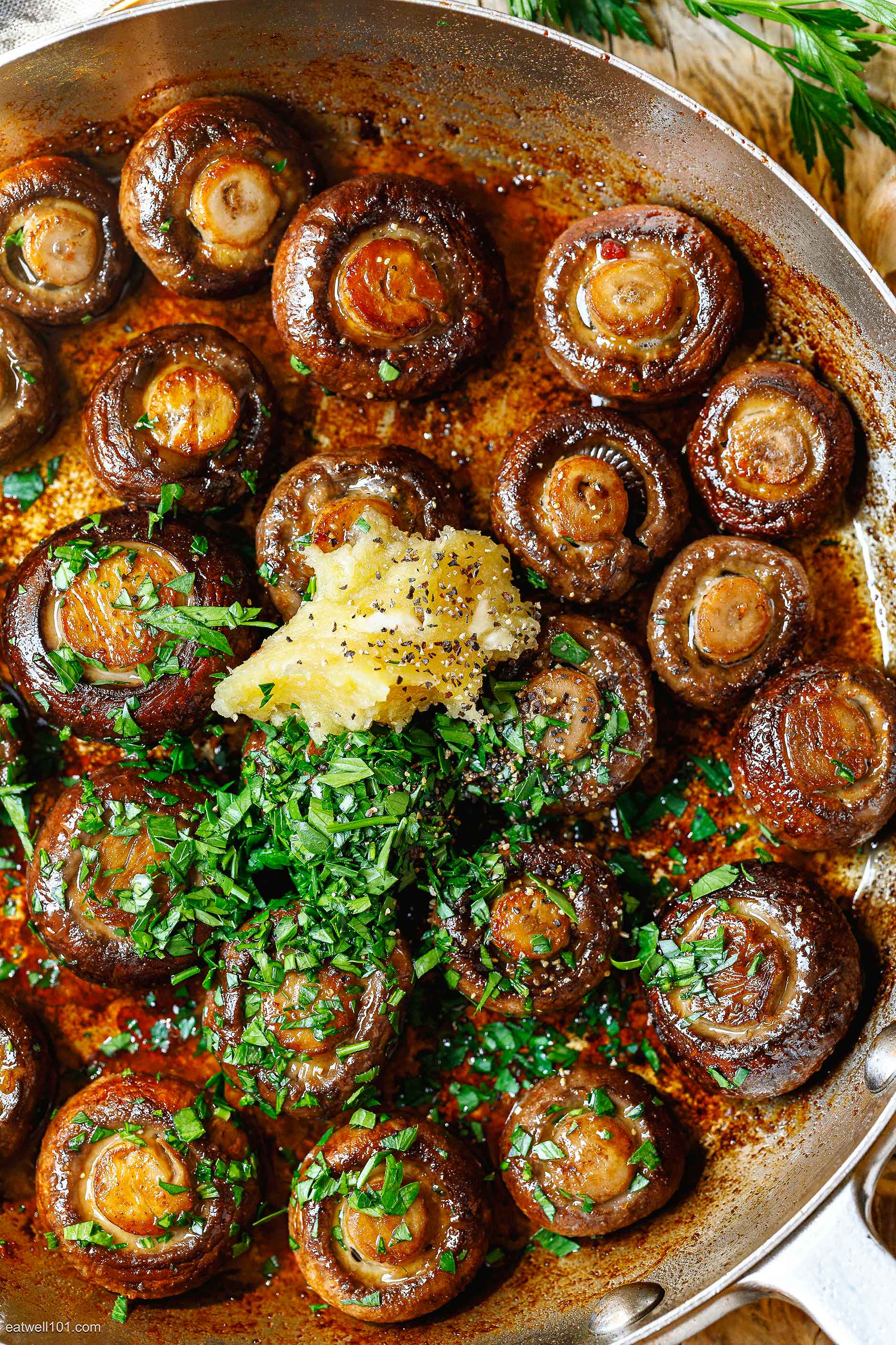 garlic butter mushrooms recipe