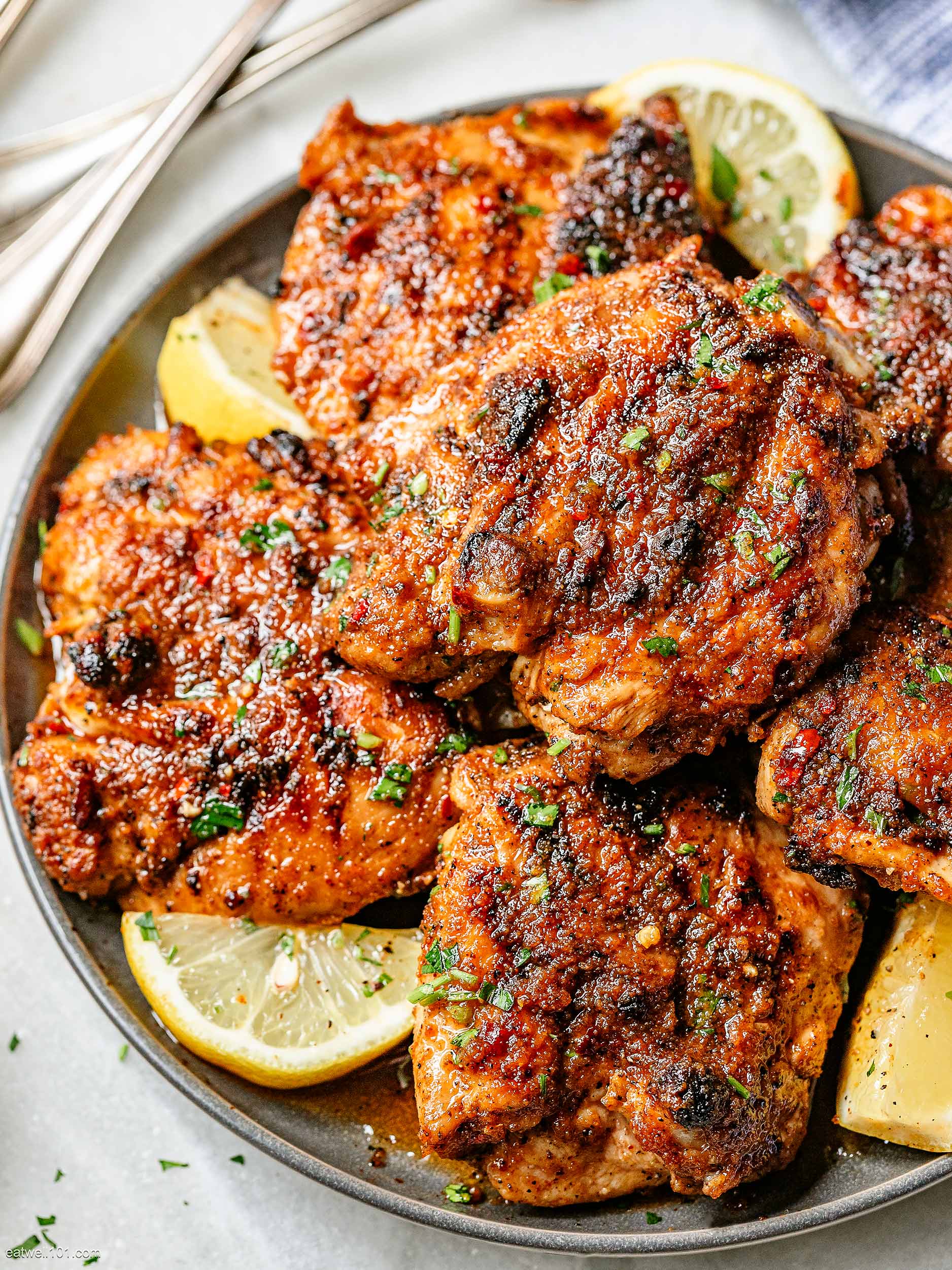 grilled chicken thighs recipe