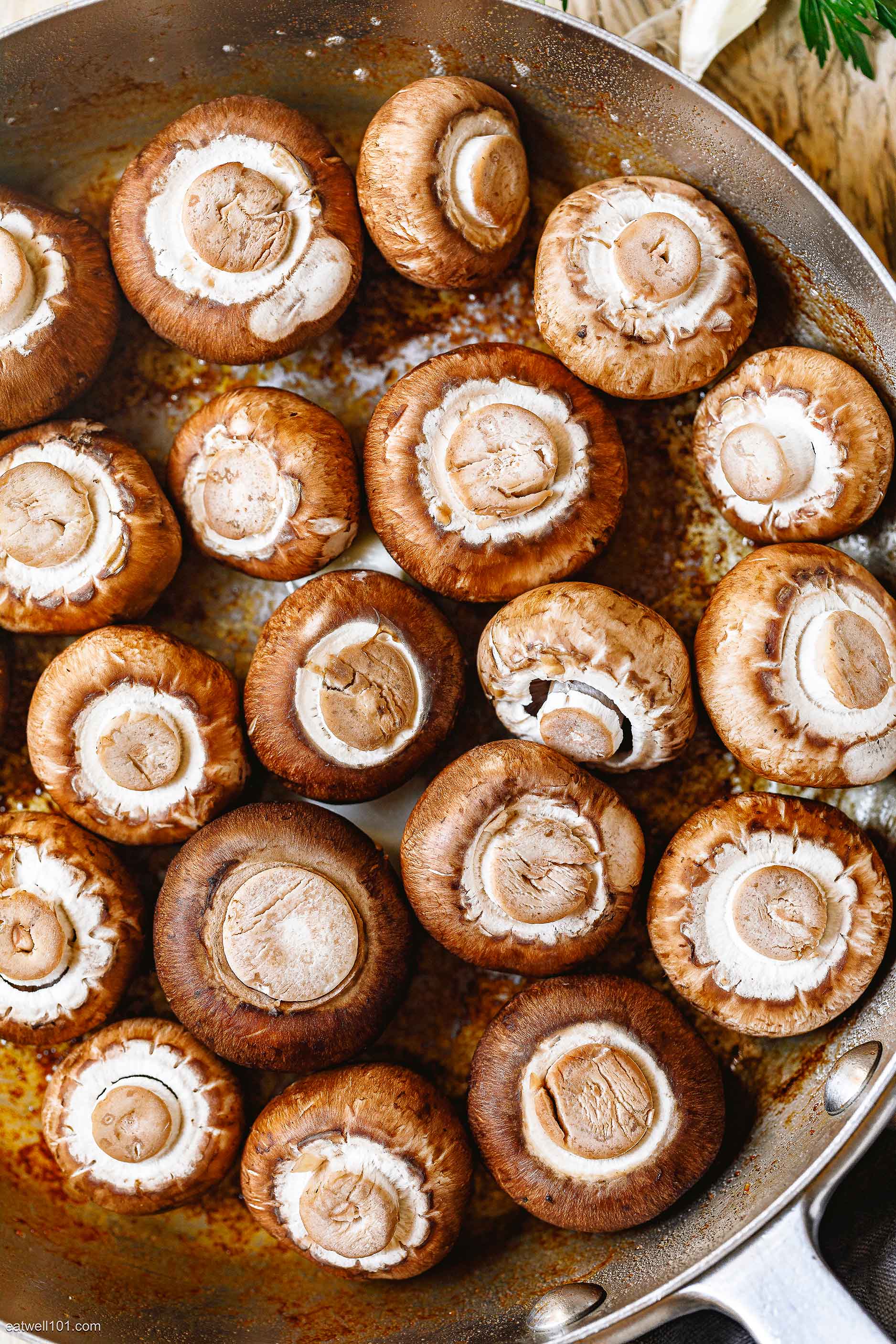 how to cook garlic butter mushrooms