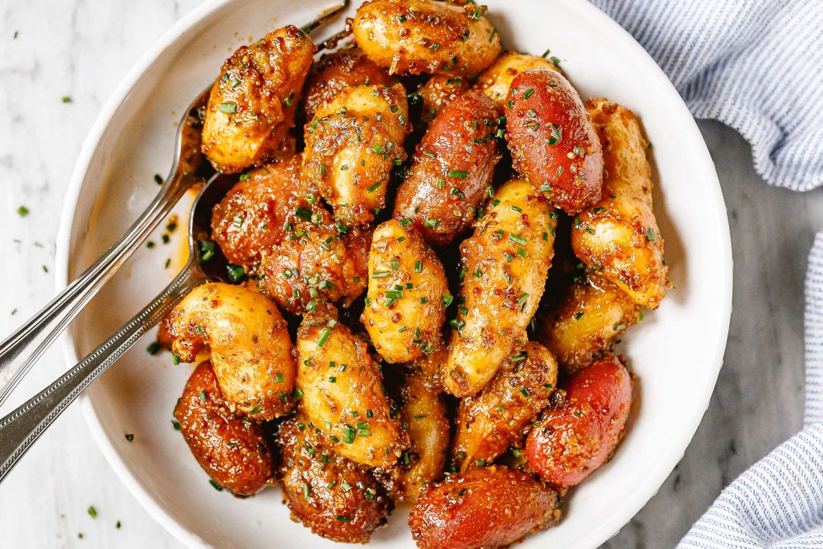 Honey Mustard Potatoes