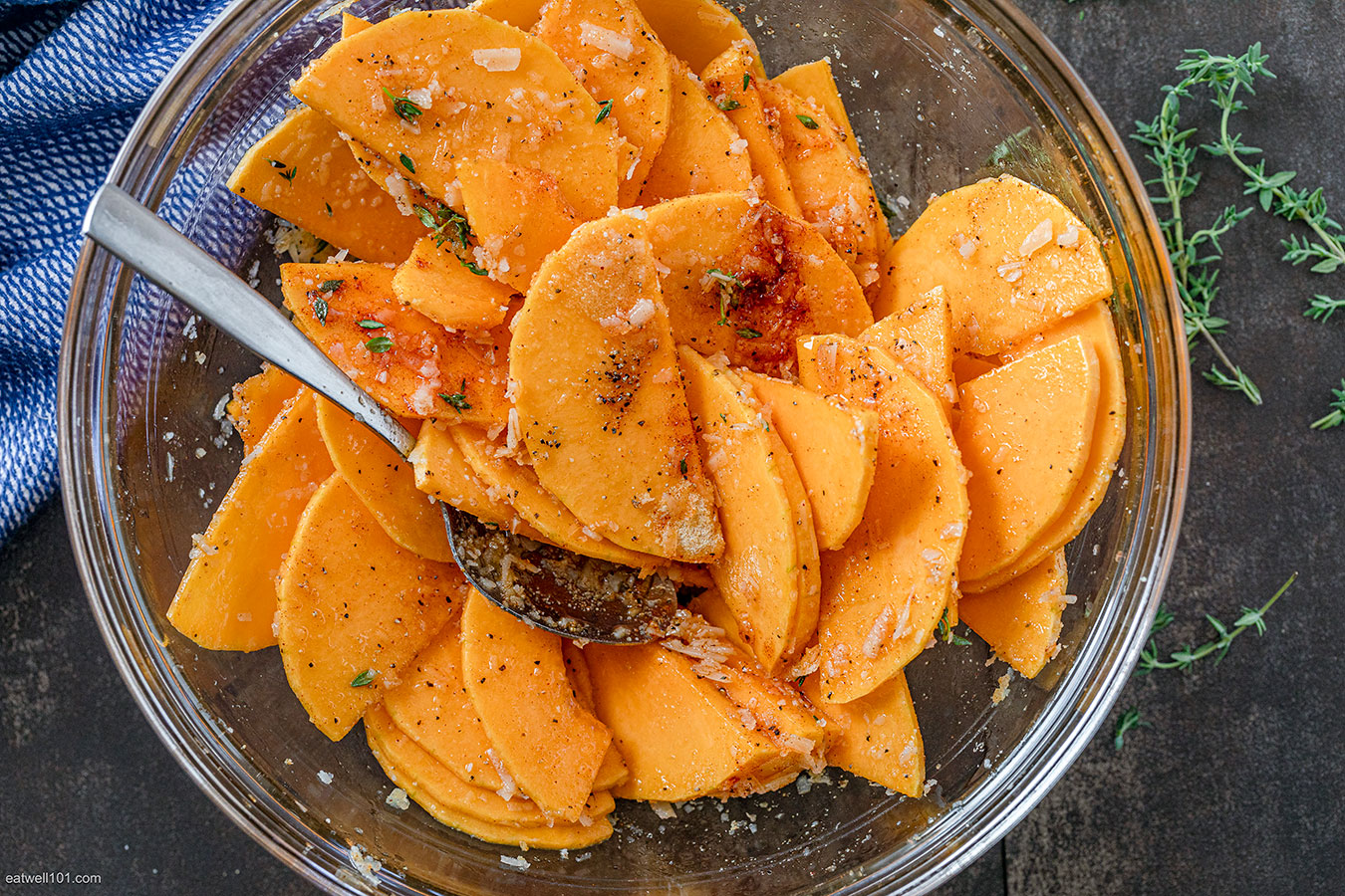 Making roasted butternut squash easy