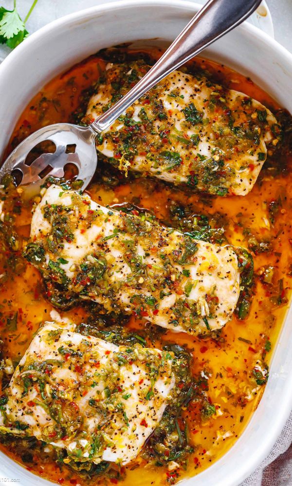 Flaky Oven-Baked Cod Fish