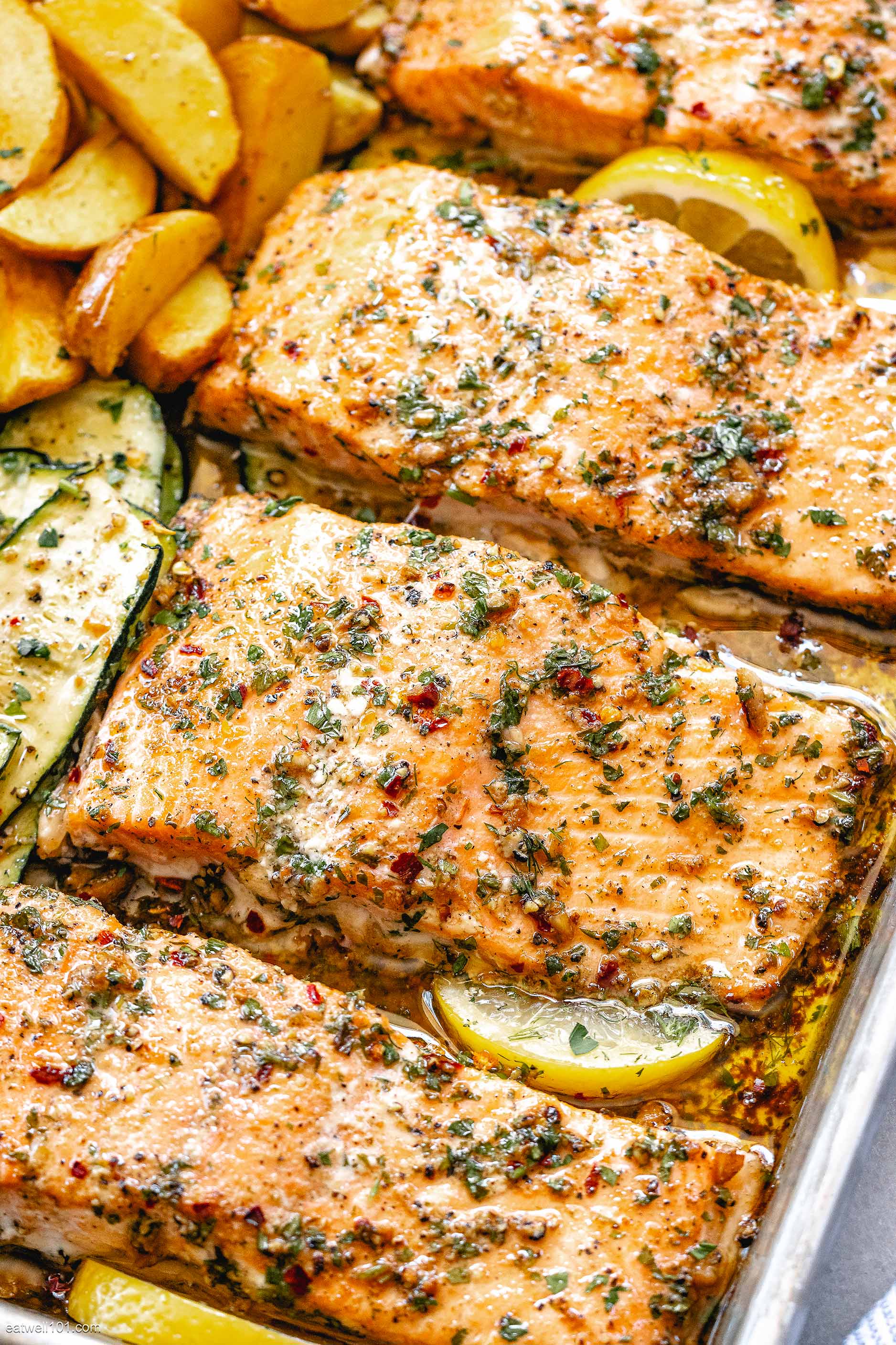 Salmon Sheet Pan Dinner Recipe – Sheet Pan Salmon Recipe — Eatwell101