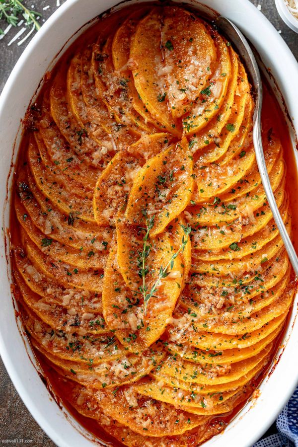 Roasted Butternut Squash - #recipe by #eatwell101 - https://www.eatwell101.com/roasted-butternut-squash-recipe