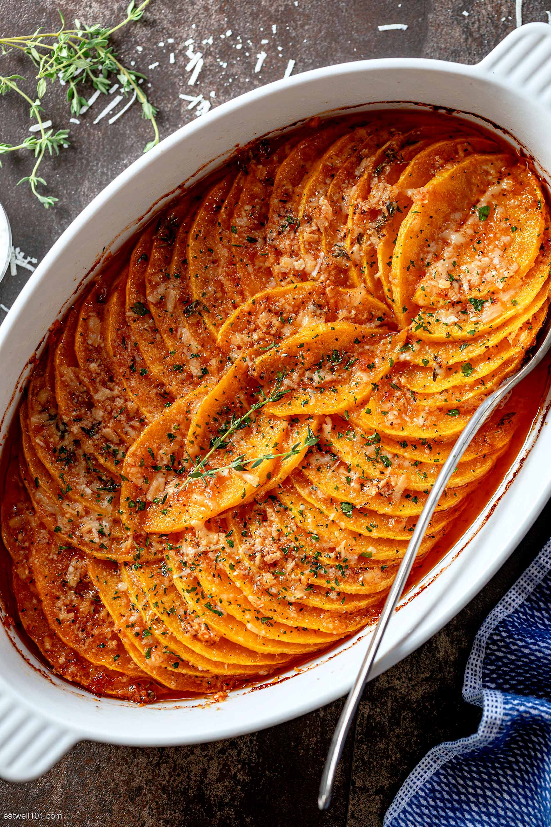 garlic Roasted Butternut Squash recipe