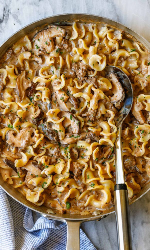 One-Pot Beef Stroganoff