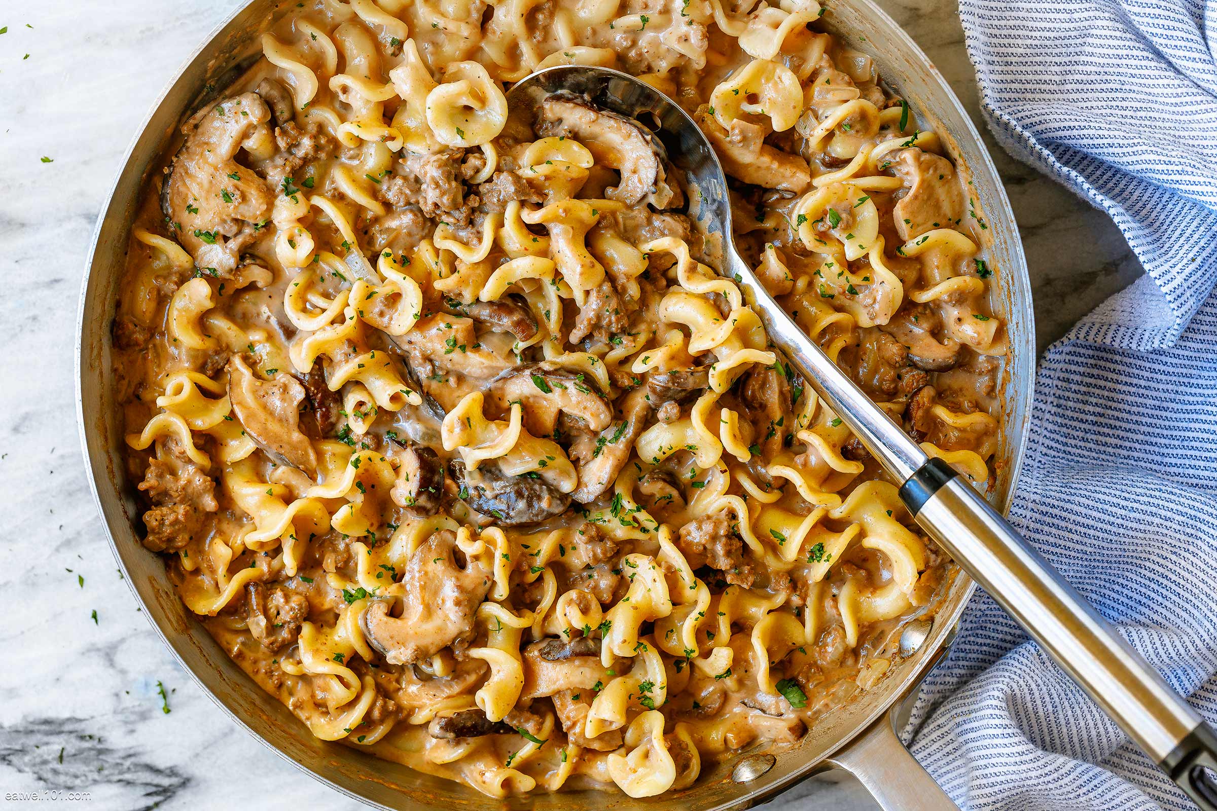 One-Pot Beef Stroganoff