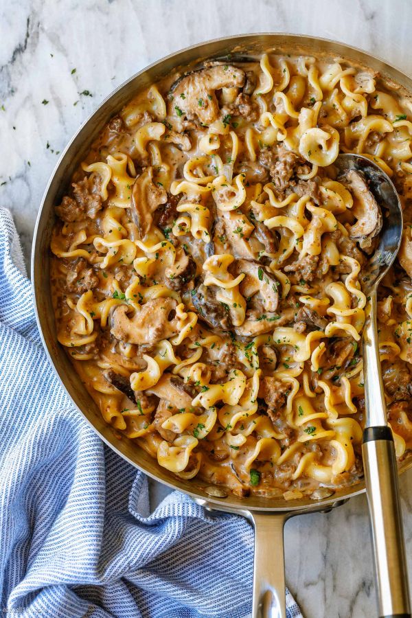 One-Pot Beef Stroganoff