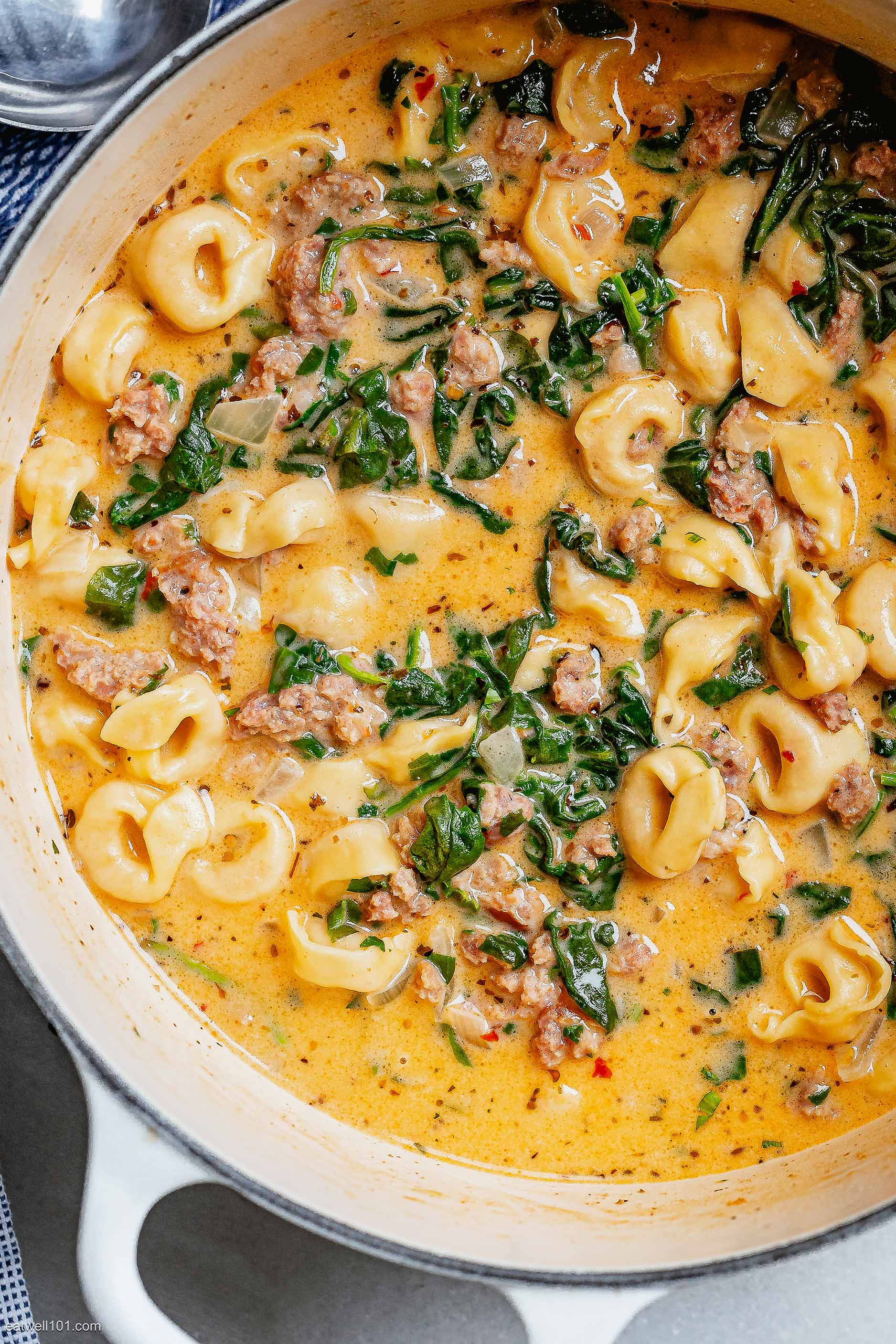 Creamy Sausage Tortellini Soup 1