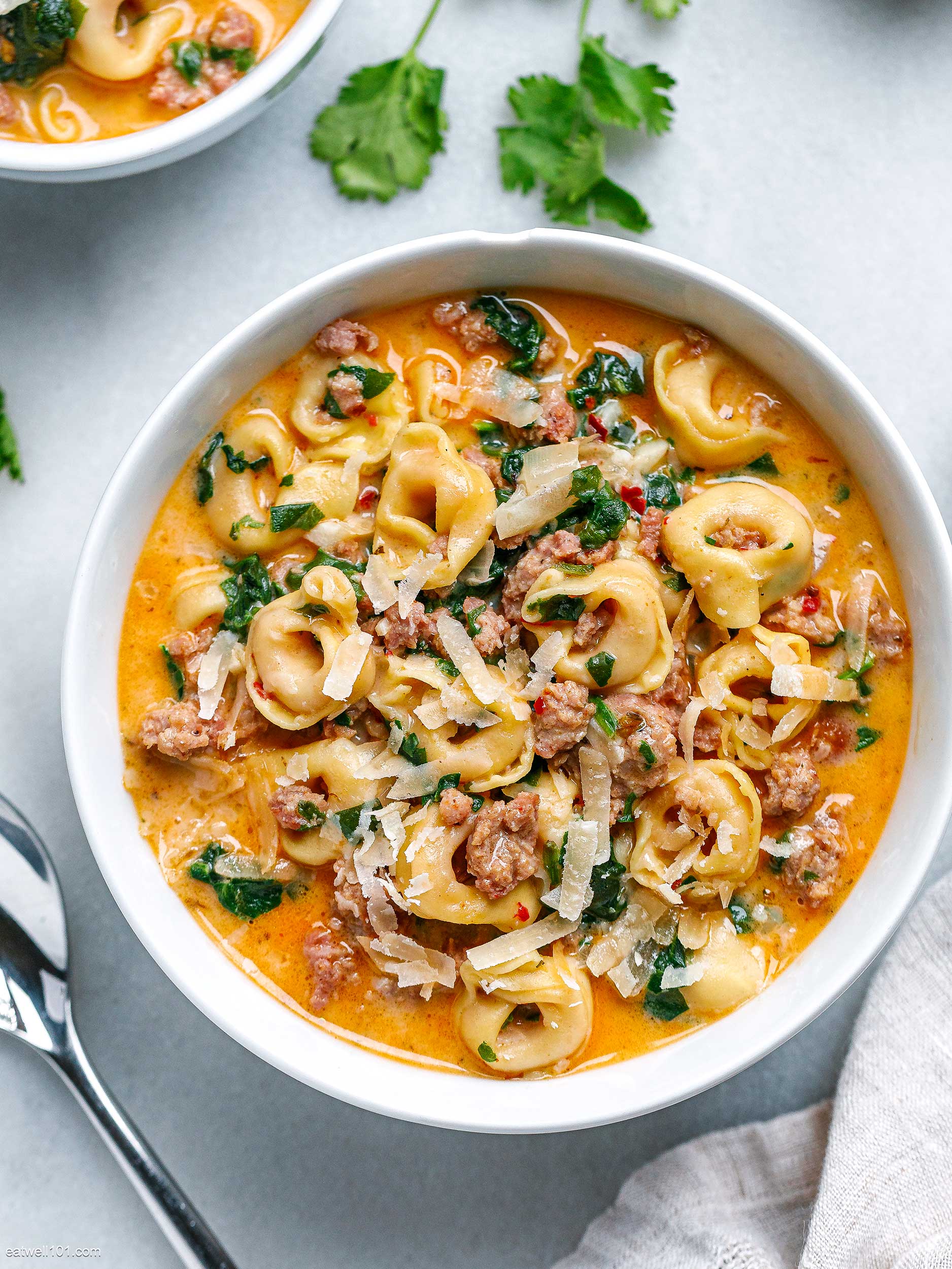 Creamy Sausage Tortellini Soup 2
