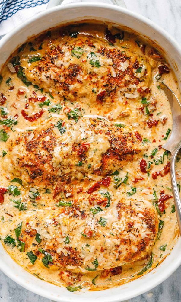 Creamy Baked Chicken Breasts